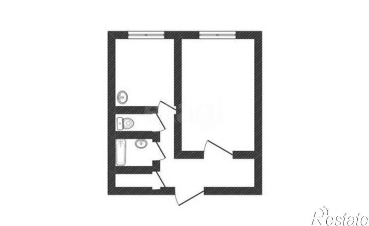 1-комн квартира Ленинградская улица, 33/1,  д. 33/1