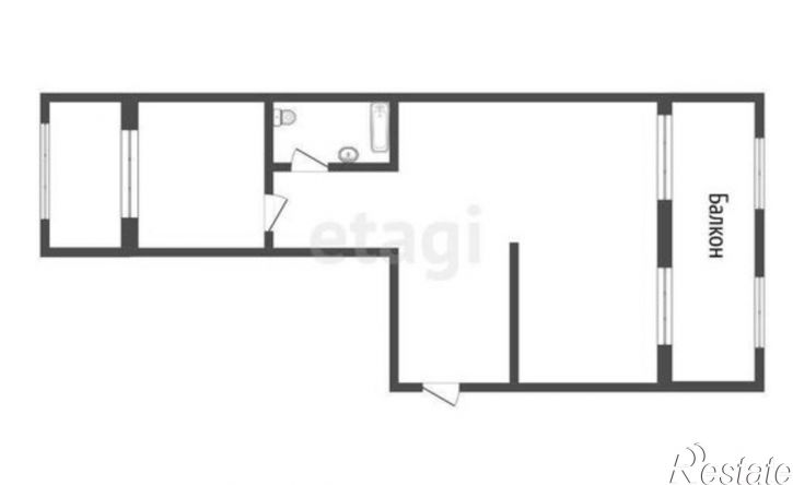 2-комн квартира ул Георгия Прибыткова, 4,  д. 4