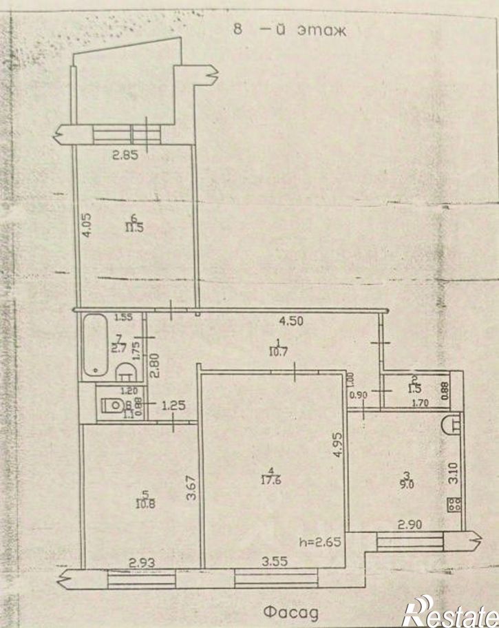 3-комн квартира улица Воинов-Интернационалистов, 73,  д. 73