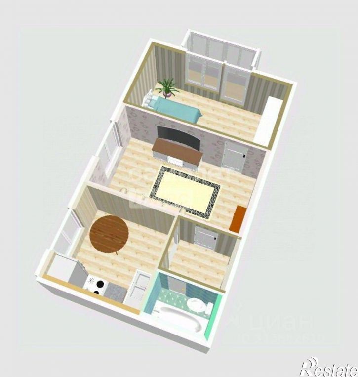 2-комн квартира Социалистическая улица, 123/1,  д. 123/1