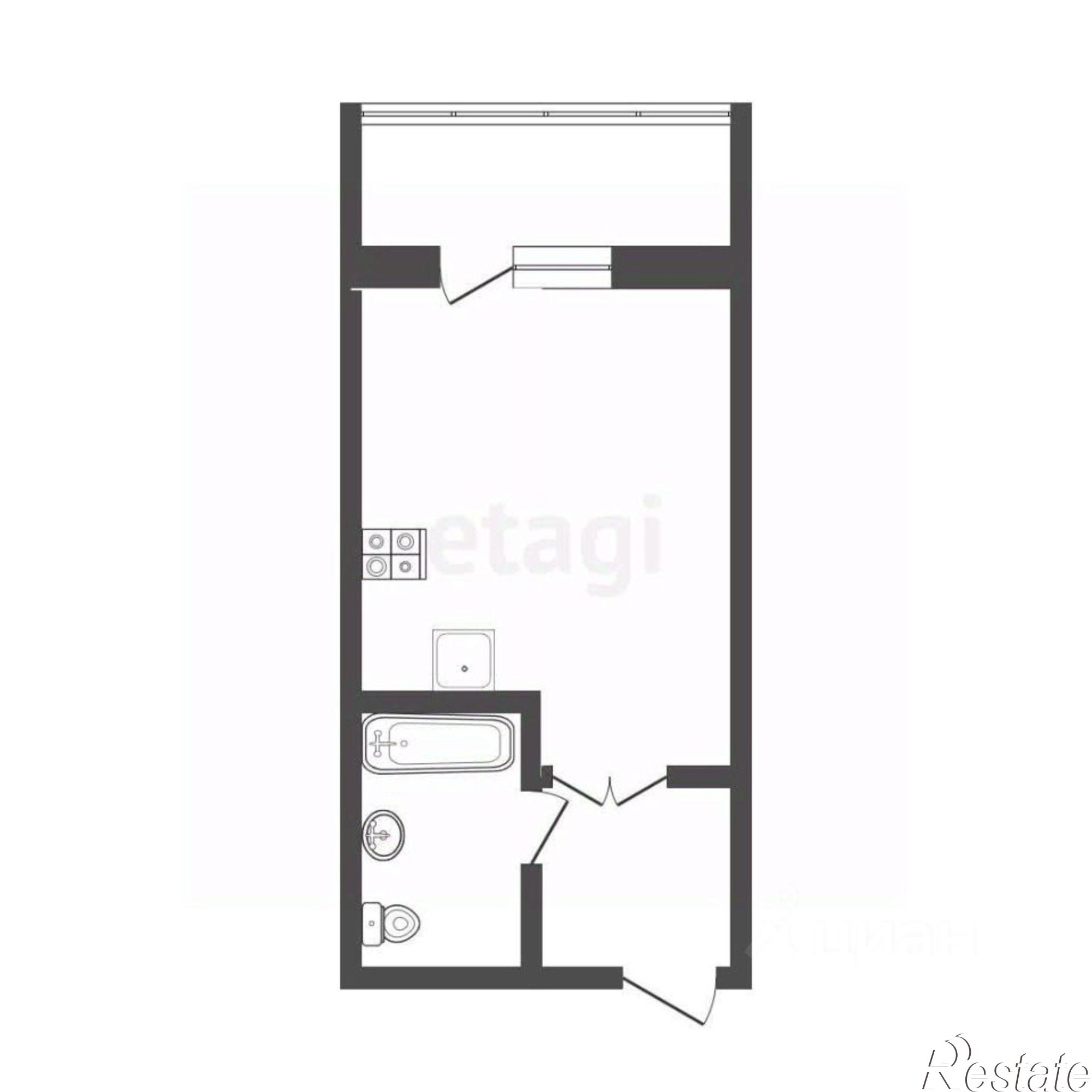 Купить квартиру за 4 169 000 рублей на улица Зелёный Клин, 30