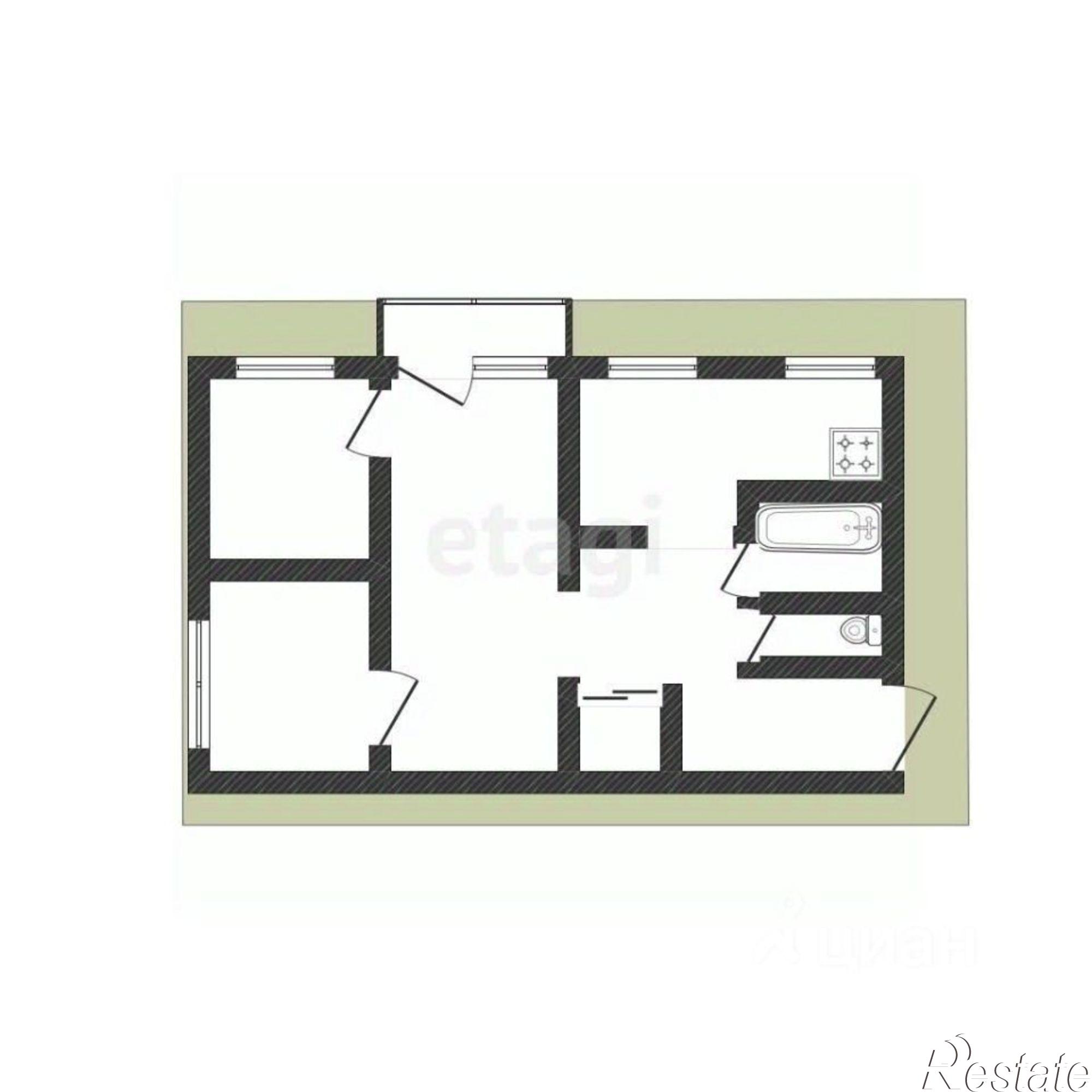 Купить квартиру за 5 850 000 рублей на Социалистическая улица, 116/1