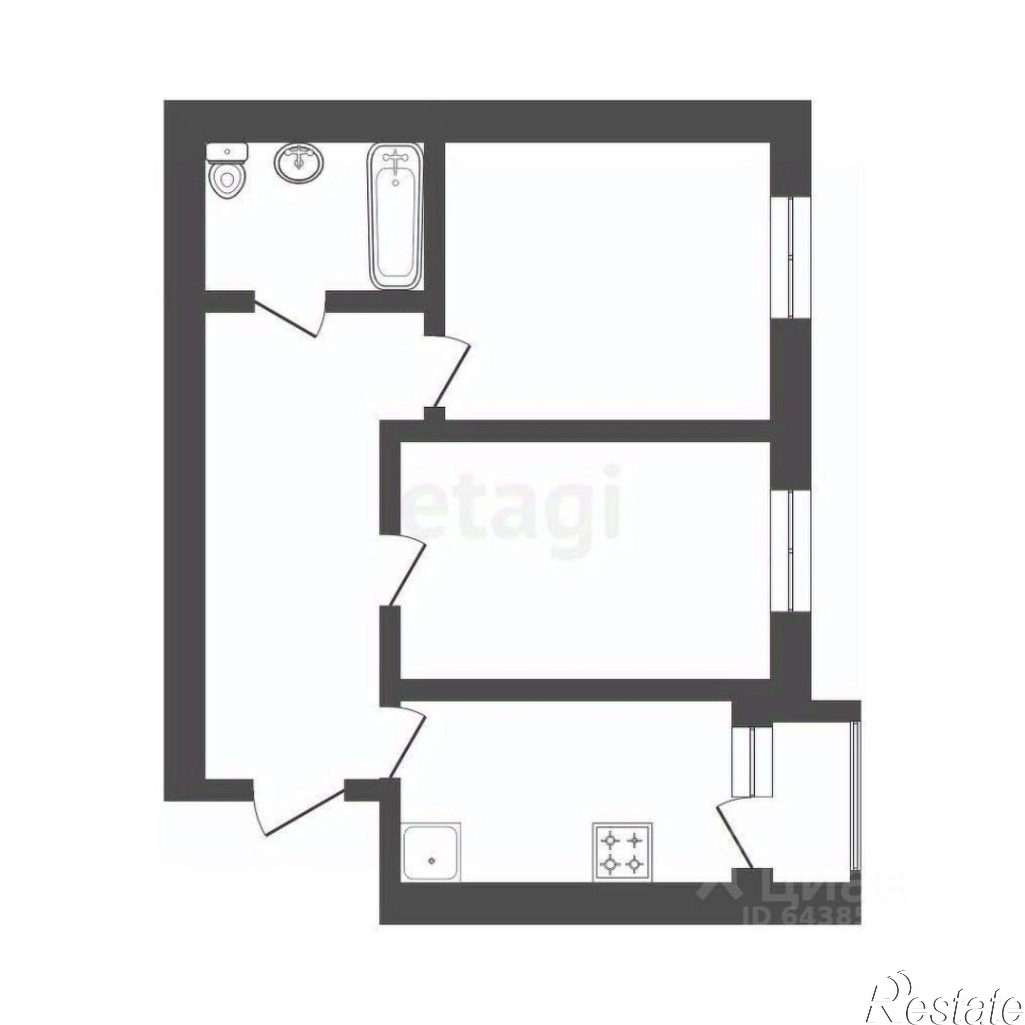 Купить квартиру за 6 000 000 рублей на Стахановская улица, 2/4