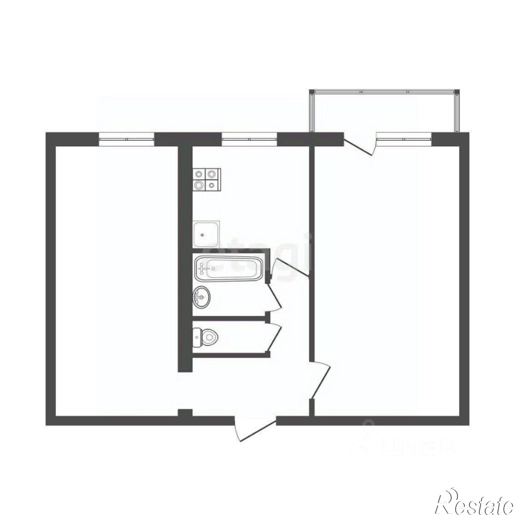 Купить квартиру за 3 900 000 рублей на улица Декабристов, 4