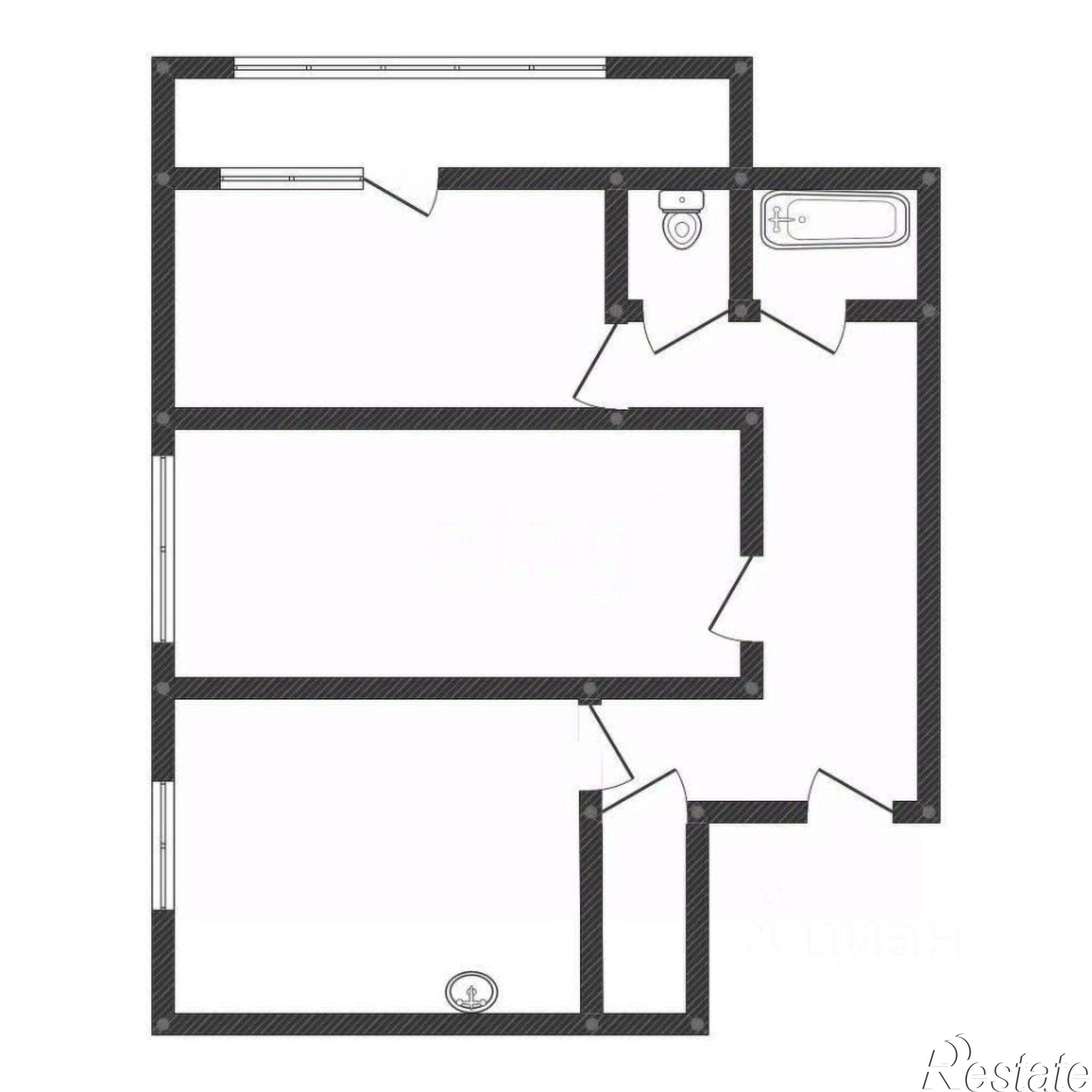 Купить квартиру за 4 400 000 рублей на Ударная улица, 25