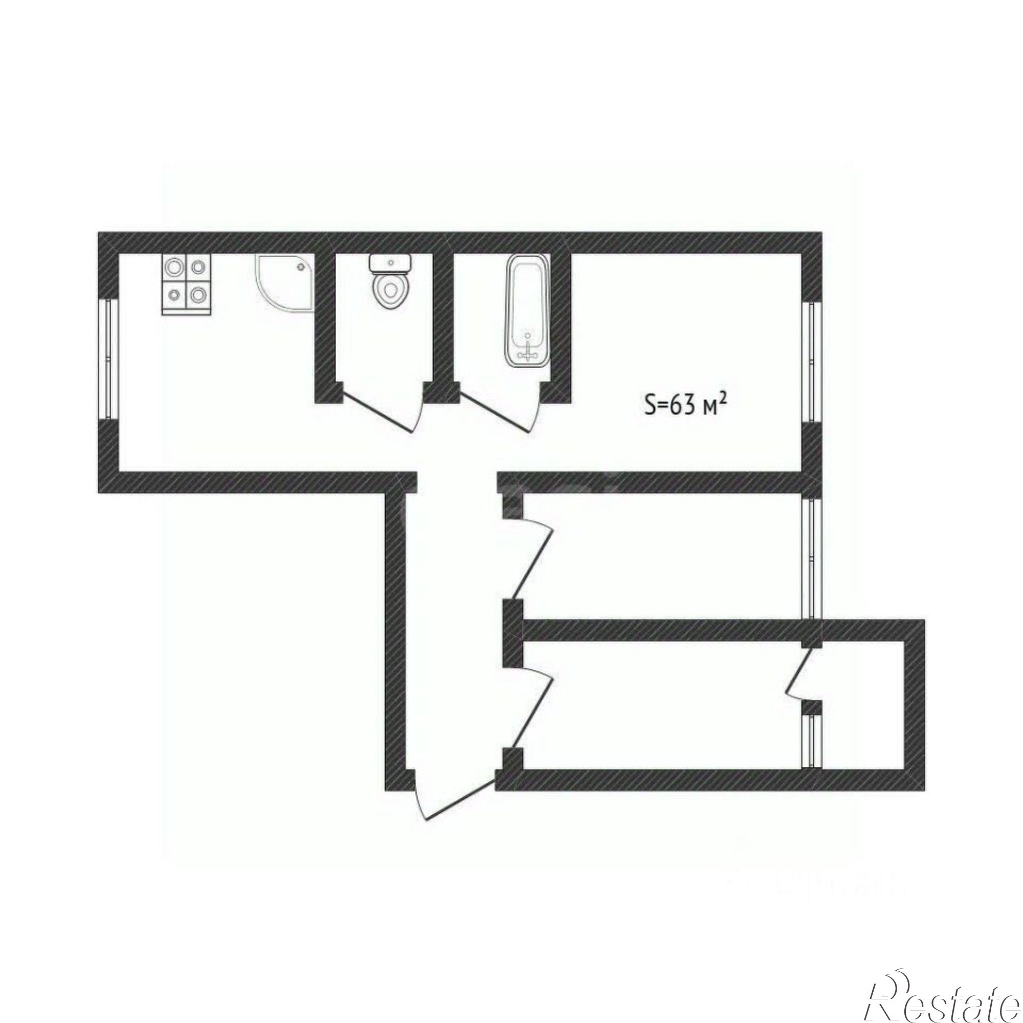 Купить квартиру за 6 200 000 рублей на Советская улица, 216