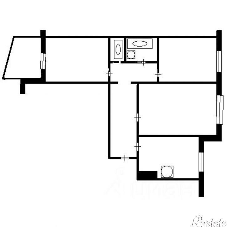 3-комн квартира Советская улица, 213/2,  д. 213/2