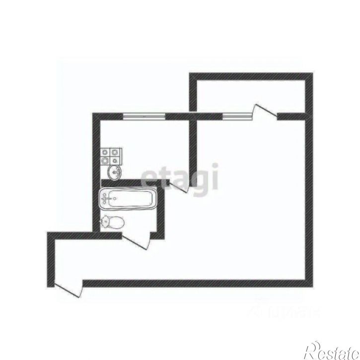 1-комн квартира улица Ильи Репина, 16,  д. 16