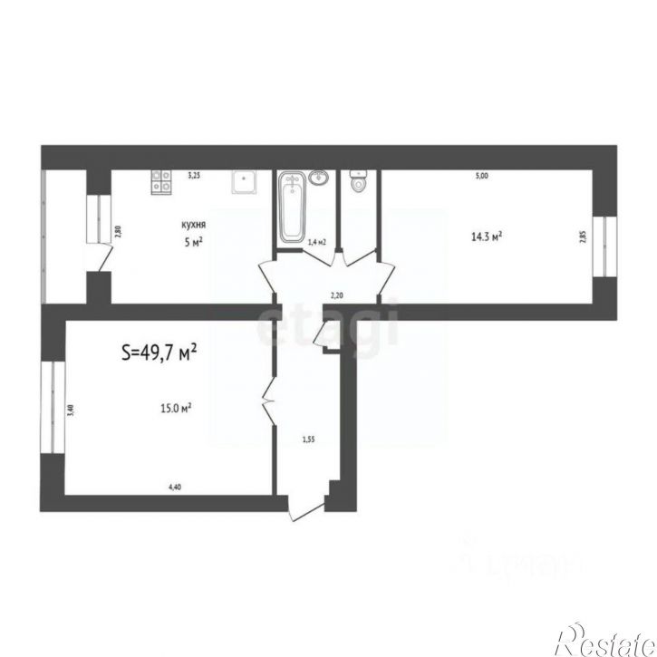 2-комн квартира Социалистическая улица, 76,  д. 76