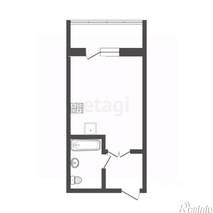 1-комн квартира улица Зелёный Клин, 30,  д. 30