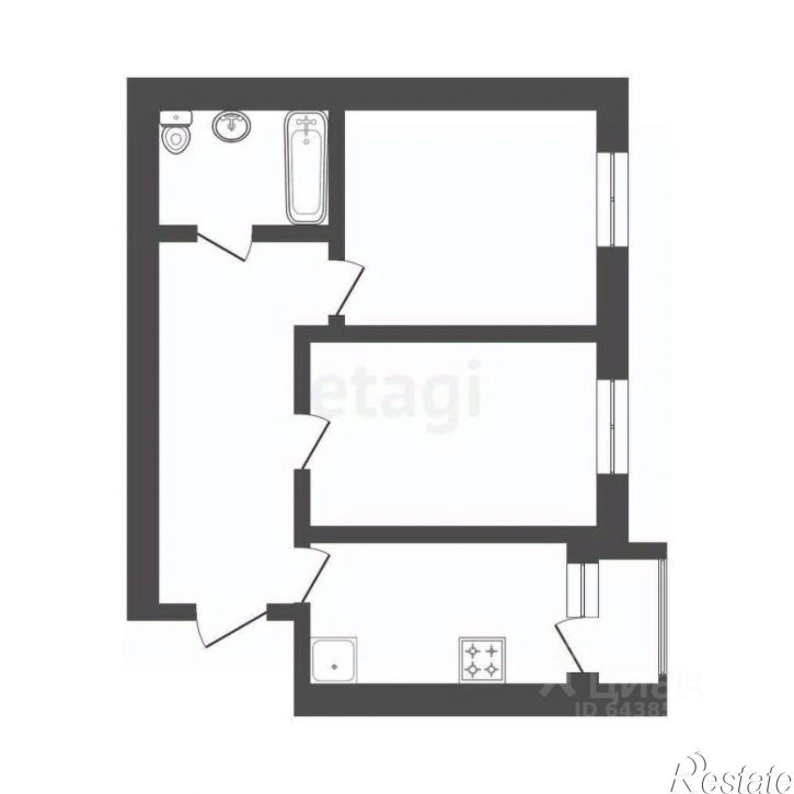 2-комн квартира Стахановская улица, 2/4,  д. 2/4