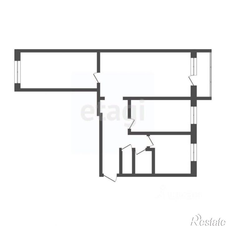 3-комн квартира Мопровский переулок, 34,  д. 34