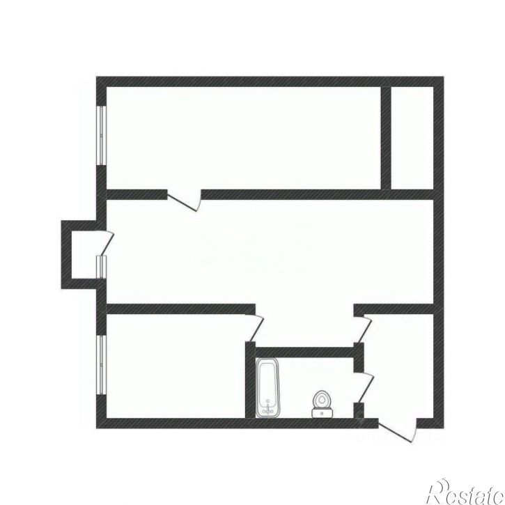 2-комн квартира улица Александра Радищева, 20,  д. 20