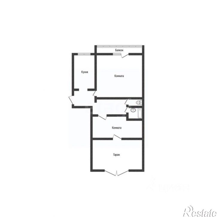 2-комн квартира улица Вали Максимовой, 56,  д. 56