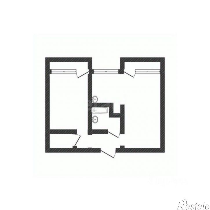 2-комн квартира улица Александра Пушкина, 188/1,  д. 188/1