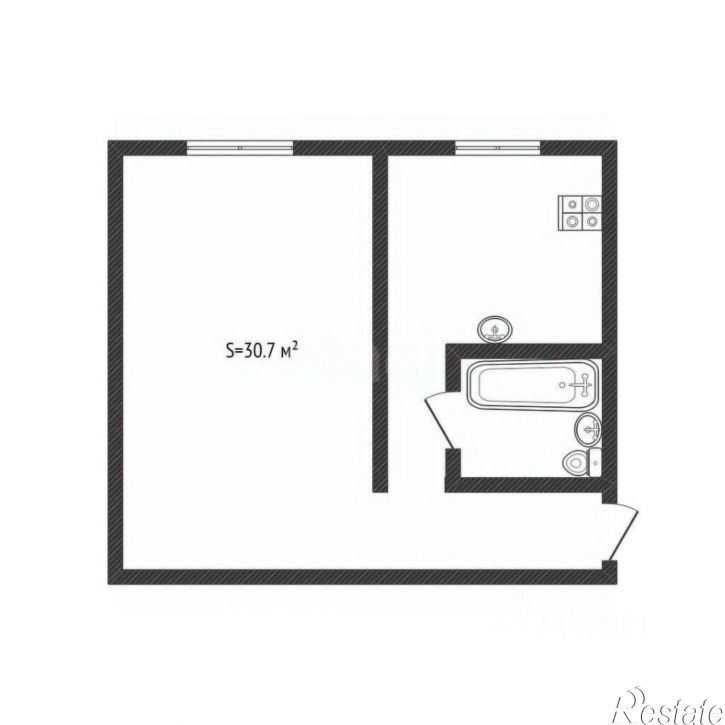 1-комн квартира городской округ Бийск, Бийск