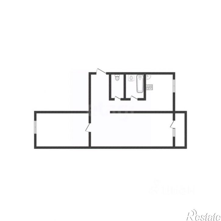 2-комн квартира городской округ Бийск, Бийск