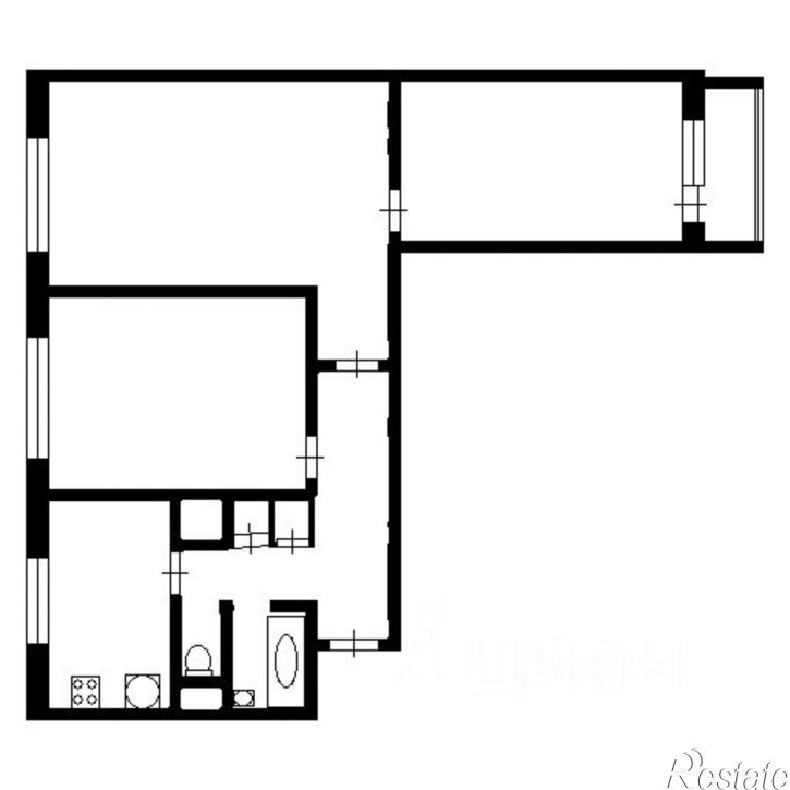 3-комн квартира переулок Владимира Мартьянова, 51,  д. 51