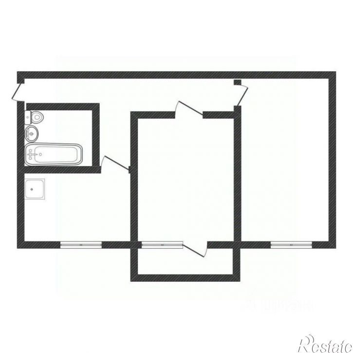 2-комн квартира улица Декабристов, 33,  д. 33