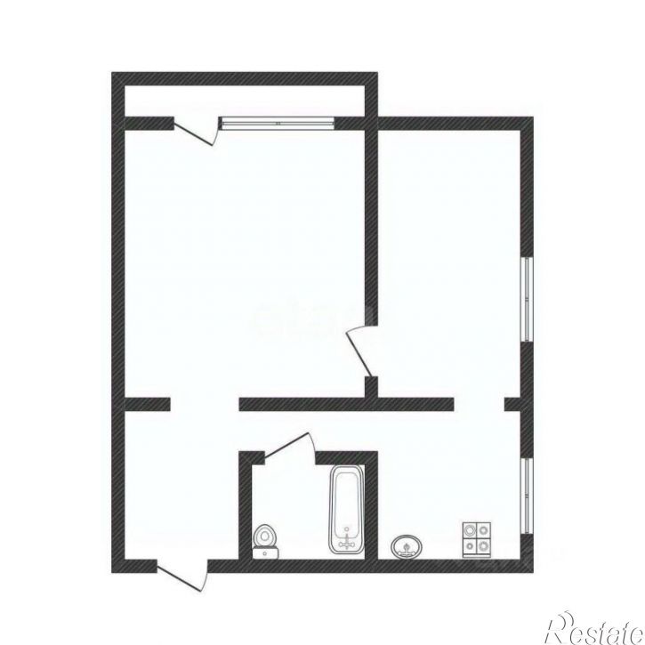 2-комн квартира улица Ильи Мухачева, 133,  д. 133