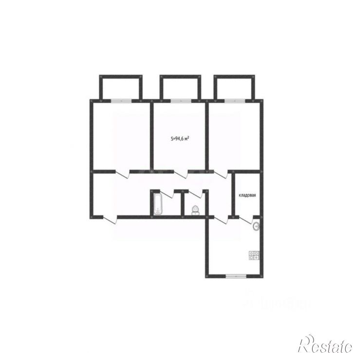 3-комн квартира Социалистическая улица, 92,  д. 92