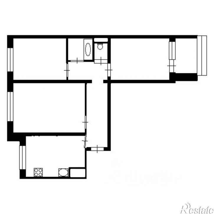 3-комн квартира Советская улица, 216,  д. 216