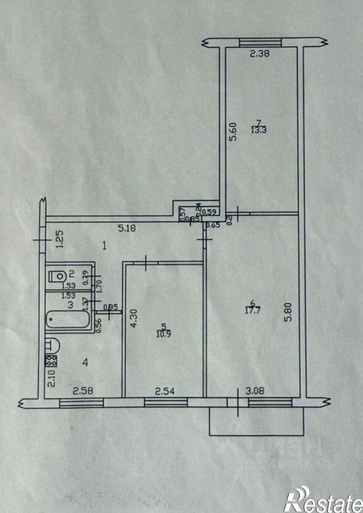 3-комн квартира Социалистическая улица, 110,  д. 110