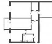 3-комн, 57кв м, этаж 4/5 ул Советская, 68