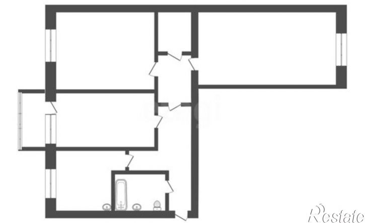 3-комн квартира ул Советская, 68,  д. 68