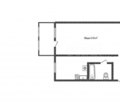 1-комн, 30кв м, этаж 2/5 ул Революции, 99