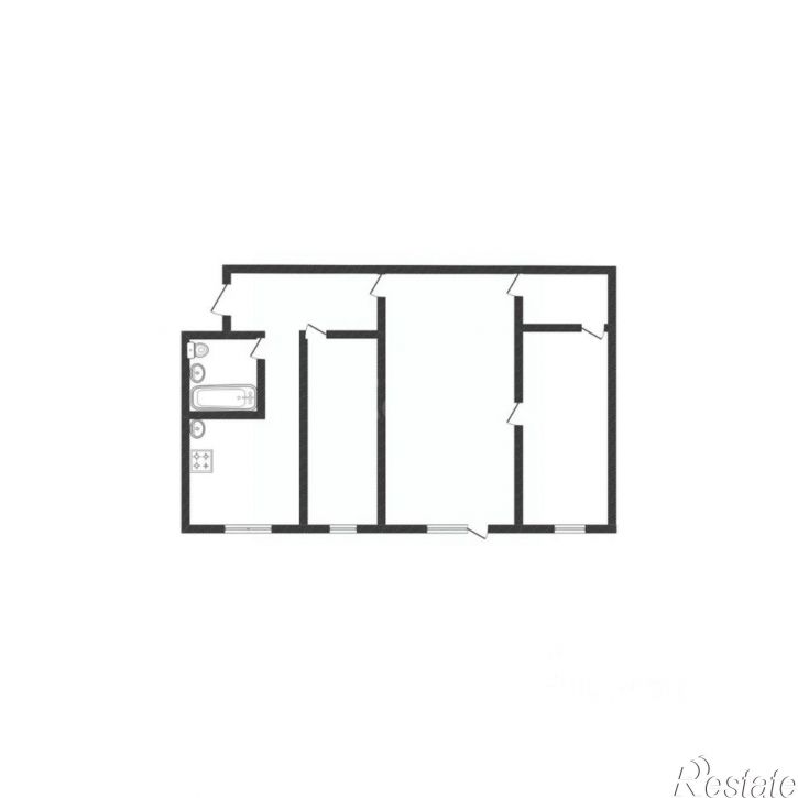 3-комн квартира ул имени Героя Советского Союза Трофимова, 16,  д. 16