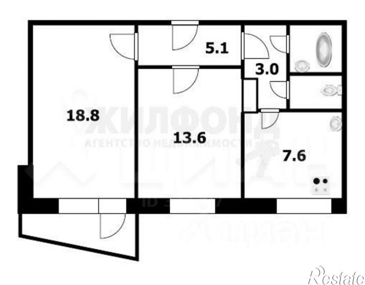2-комн квартира ул Машиностроителей, 29,  д. 29