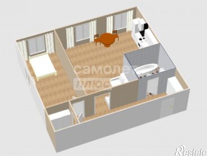 2-комн квартира ул Александра Можайского, 3,  д. 3