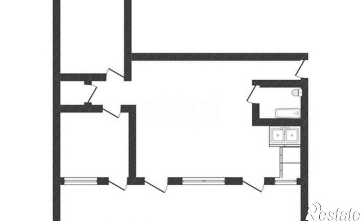 3-комн квартира улица Петра Мерлина, 25/3,  д. 25/3