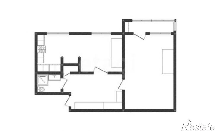 2-комн квартира переулок Липового, 64/1,  д. 64/1