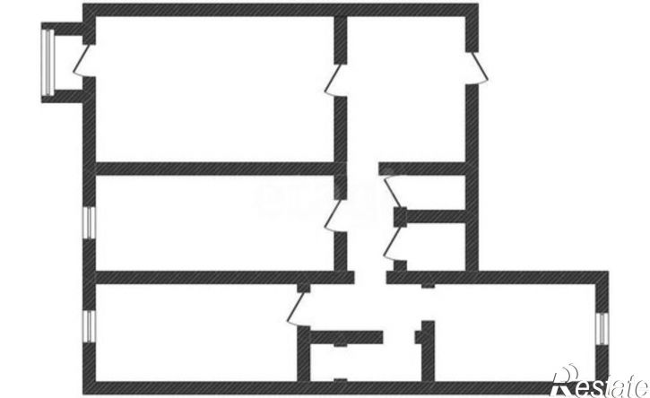 3-комн квартира улица Александра Матросова, 59,  д. 59