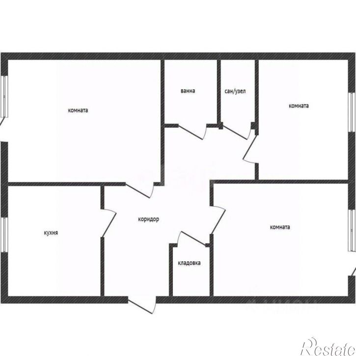 3-комн квартира Ленинградская улица, 28,  д. 28