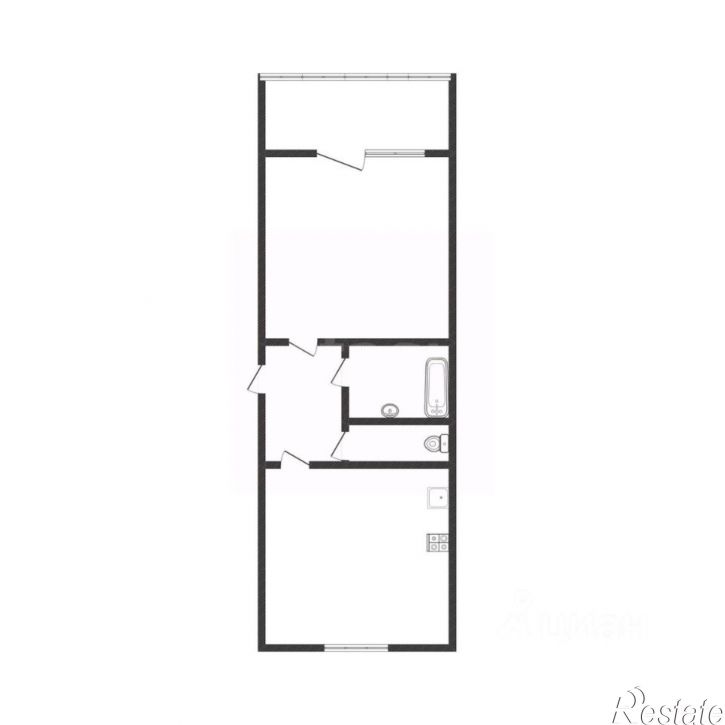 1-комн квартира Социалистическая улица, 35,  д. 35