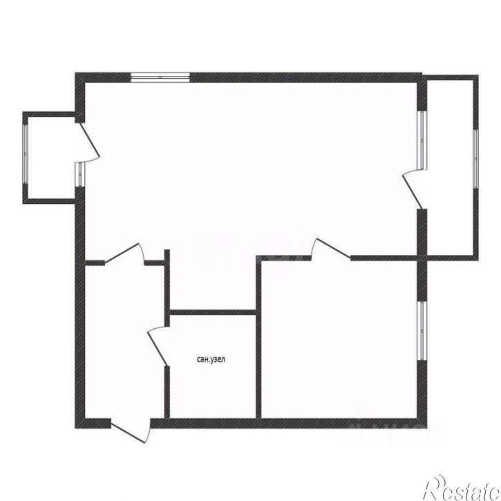 1-комн квартира ул Степана Разина, 102,  д. 102