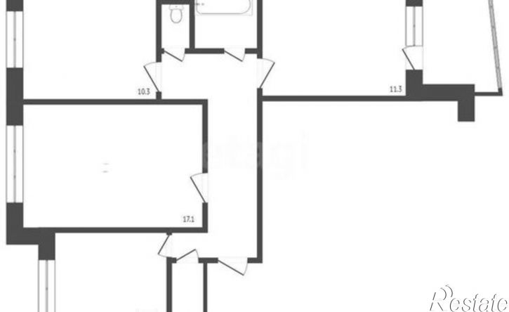 3-комн квартира ул Ленинградская, 18,  д. 18