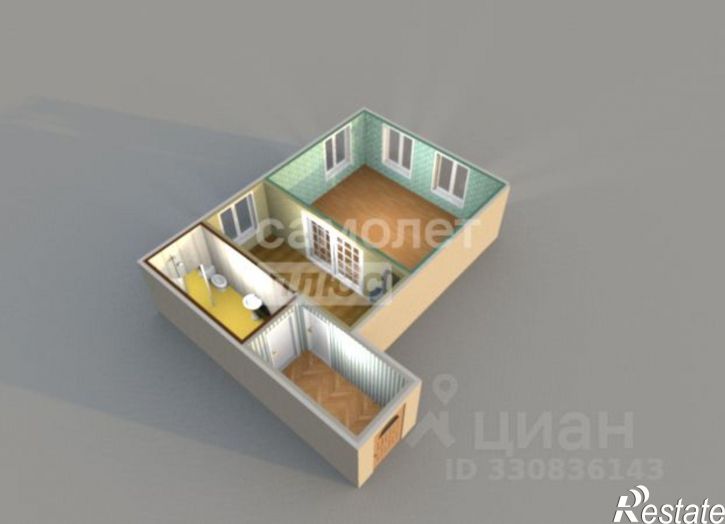 1-комн квартира Сибирская улица, 81,  д. 81