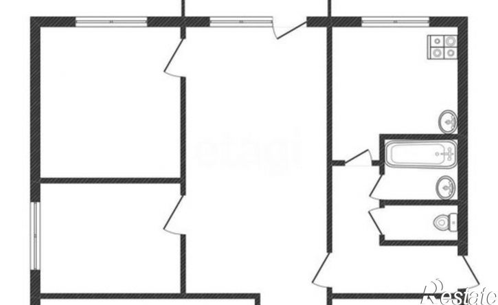 3-комн квартира Молодёжный переулок, 7,  д. 7
