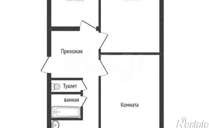 3-комн квартира ул Социалистическая, 25,  д. 25