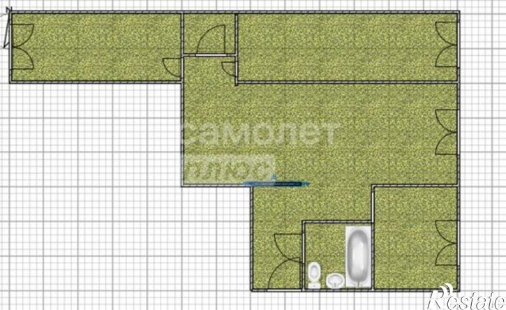 3-комн квартира улица Александра Радищева, 12,  д. 12