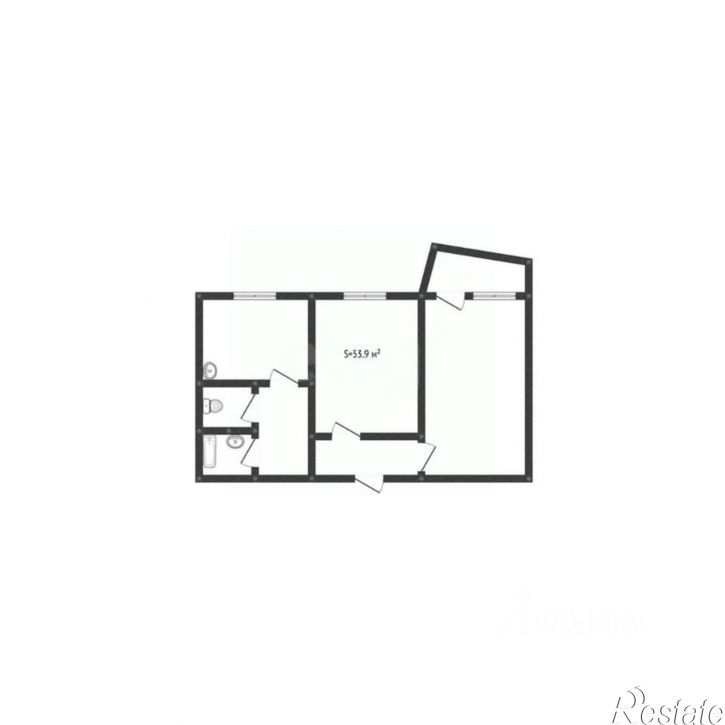2-комн квартира улица Ильи Репина, 14,  д. 14