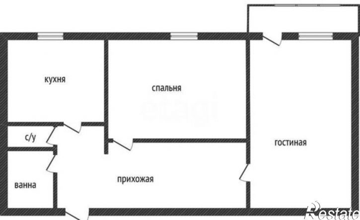 2-комн квартира Коммунарский переулок, 16,  д. 16