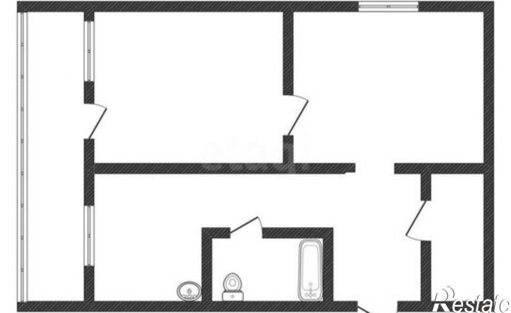 2-комн квартира Прямой пер, 23,  д. 23
