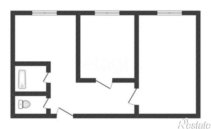2-комн квартира ул Василия Докучаева, 1/2,  д. 1/2