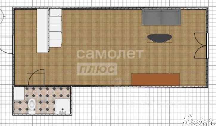 1-комн квартира Иркутская улица, 180,  д. 180