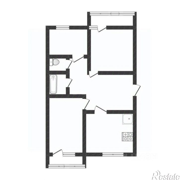 3-комн квартира ул Николая Гоголя, 216,  д. 216